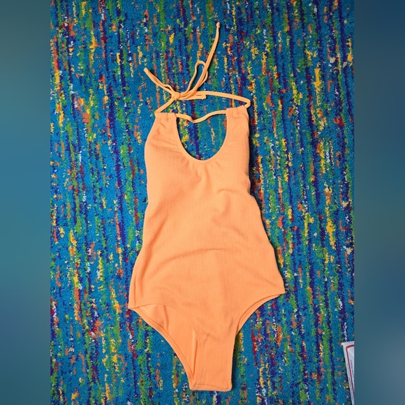 NWT Roxy Women's‎ Aruba One Piece Size SM Papaya - Picture 3 of 6